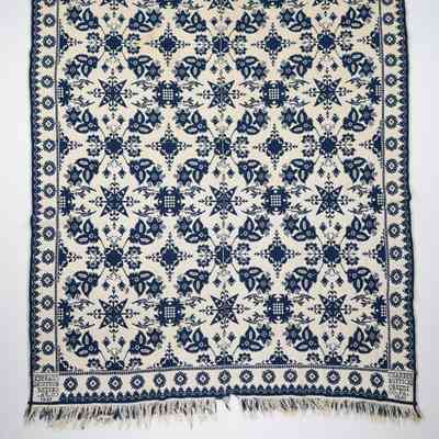 Pennsylvania coverlet; doublecloth; Cornelius Garber 1841