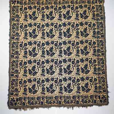 Ohio coverlet; doublecloth