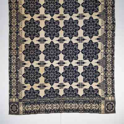 Coverlet; doublecloth; A. D. 1841