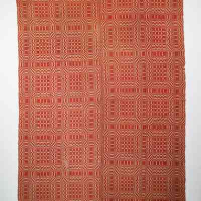 Geometric coverlet; overshot
