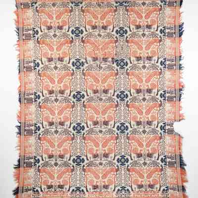 Ohio coverlet, doubleweave