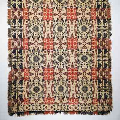 Ohio coverlet; doublecloth