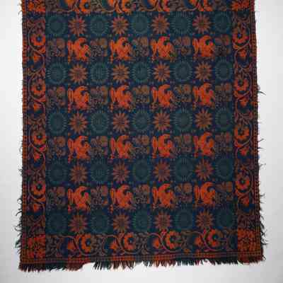 Ohio coverlet; doublecloth