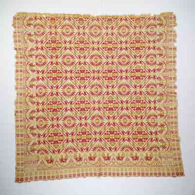 Pennsylvania coverlet; Samuel B. Musselman 1848