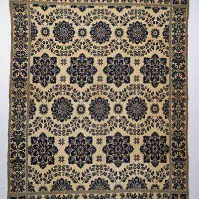 New York coverlet; doublecloth