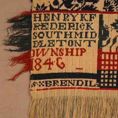 (1) HENRY K F/REDERICK/SOUTH MID/DLETON T/OWNSHIP/1846
(2) S. BRENDIL