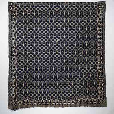 Ohio coverlet; doublecloth; 1838