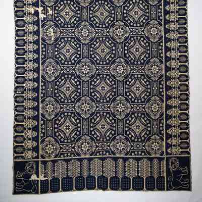 New York coverlet; doublecloth; Benjamin June