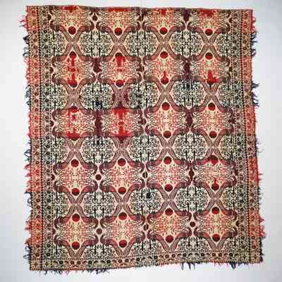Ohio coverlet; doublecloth