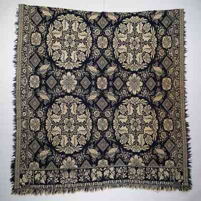 Indiana coverlet; doublecloth; Michael Klein 1849