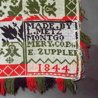MADE BY/L. METZ/MONTGO/MERY CO. PA/E. ZUPPLEE/1844
