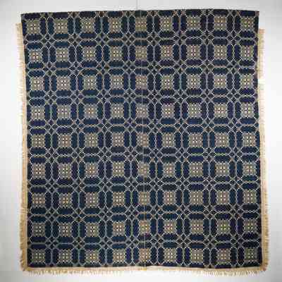 Geometric coverlet, summer winter