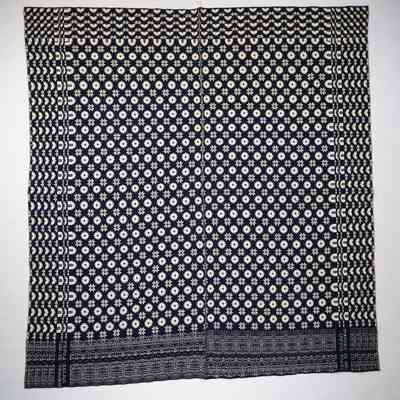 New York coverlet; doublecloth; Mott mill 1817