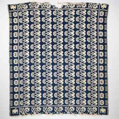 Ohio coverlet; doublecloth