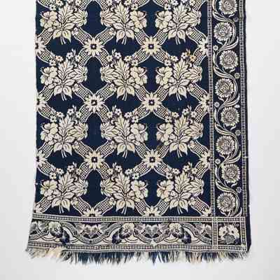 Coverlet; half doublecloth