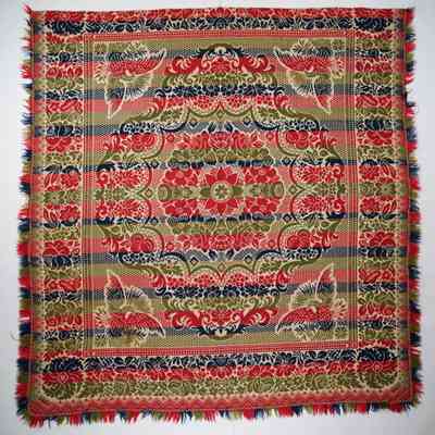 Coverlet; half doublecloth
