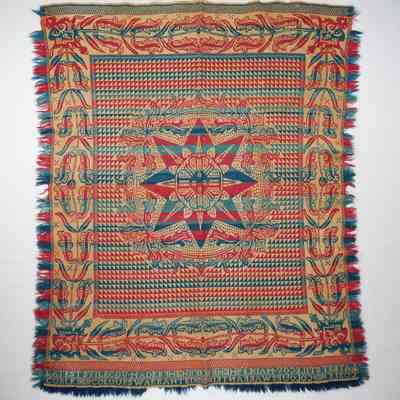 Pennsylvania coverlet; Henry Coble