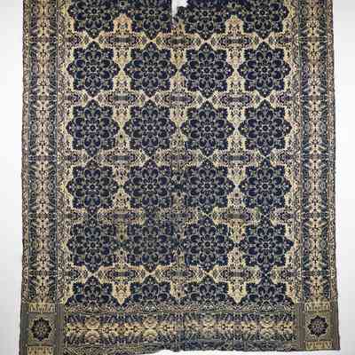 New York coverlet, doubleweave, 1838