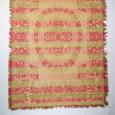 Illinois coverlet; Lorenz Arnold 1858