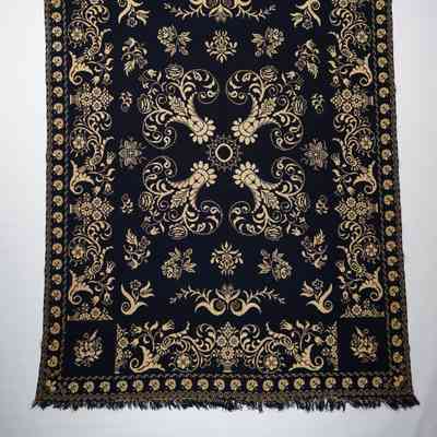 New Jersey coverlet; doublecloth; 1845