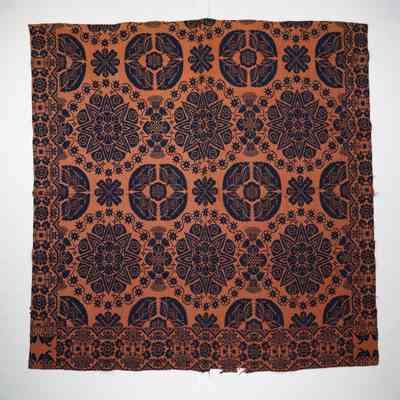Ohio coverlet; doublecloth