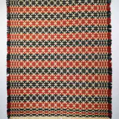Geometric coverlet; starwork