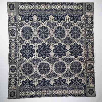 Coverlet; doublecloth, A. D. 1840