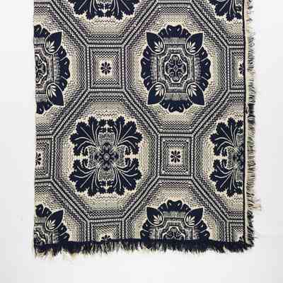 Coverlet panel, doubleweave