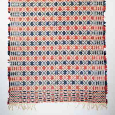 Geometric coverlet; starwork