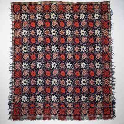 Ohio coverlet; doublecloth