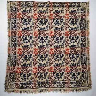 Ohio coverlet; doublecloth