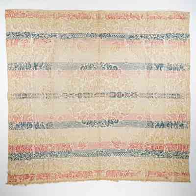 Coverlet, power-woven doubleweave