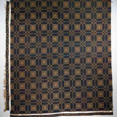 Geometric coverlet, summer and winter