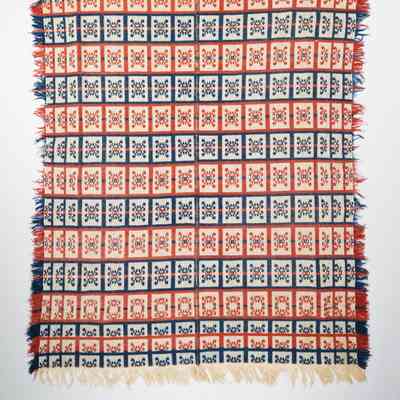 Geometric coverlet; starwork