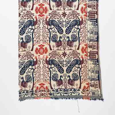Ohio coverlet; doublecloth