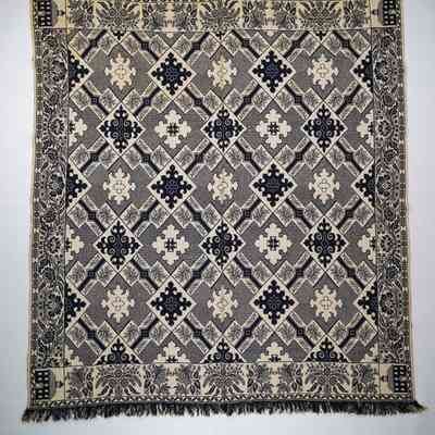 Indiana coverlet; doublecloth
