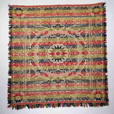 Coverlet; half doublecloth