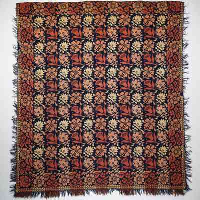 Ohio coverlet; doublecloth