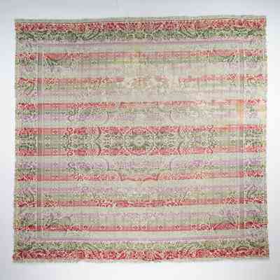 Coverlet, power-woven doubleweave