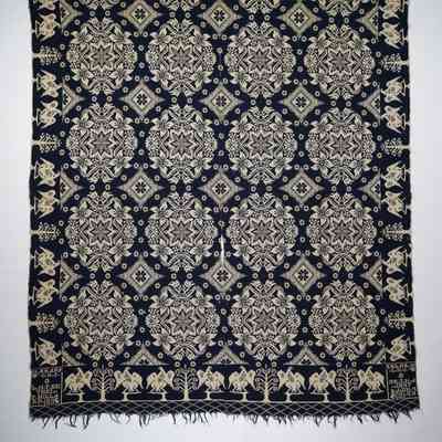 Pennsylvania coverlet; doublecloth; Philip Hillard 1835