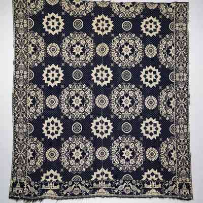 Indiana coverlet; doublecloth; Craig 1850