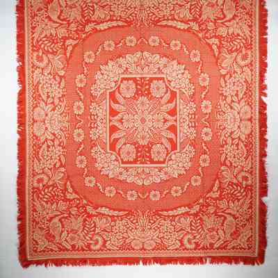 Coverlet, tied biederwand