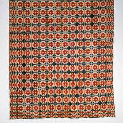 Geometric coverlet; starwork