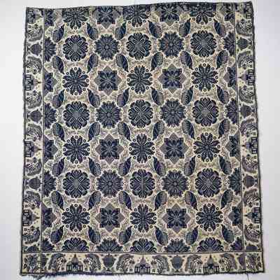 Indiana coverlet; doublecloth; James Craig