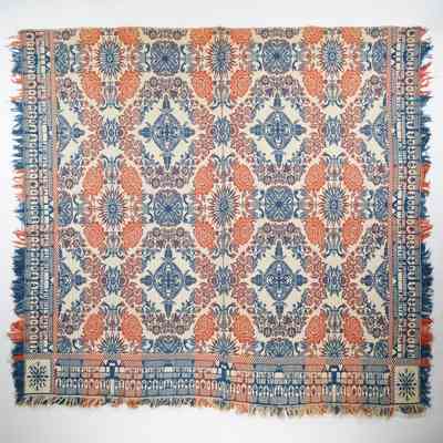 Coverlet, doubleweave