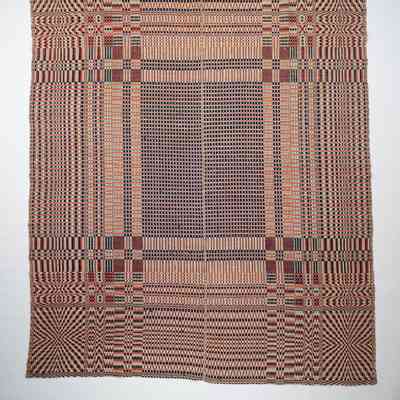 Geometric coverlet; overshot