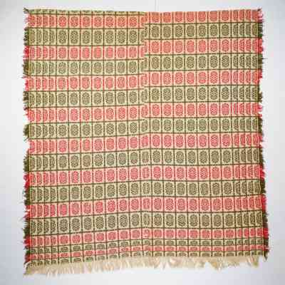 Geometric coverlet; starwork