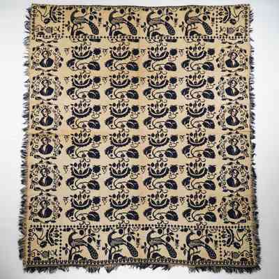 Coverlet, doubleweave