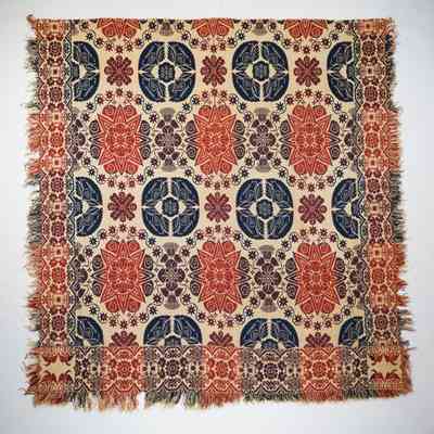 Ohio coverlet; doublecloth