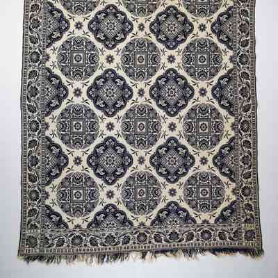 Indiana coverlet; doublecloth; Latourette 1853